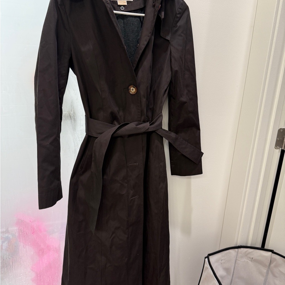 Michael Kors Dark Brown Trench Coat